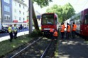 VU Roller KVB Bahn Koeln Luxemburgerstr Neuenhoefer Allee P071